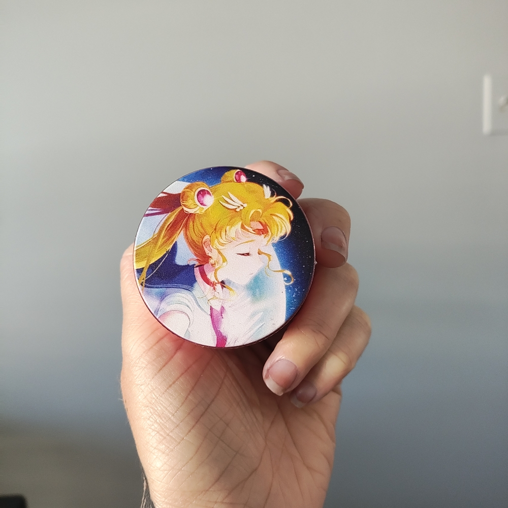 Sailor Moon Art Print - Vibrant Blue and Yellow